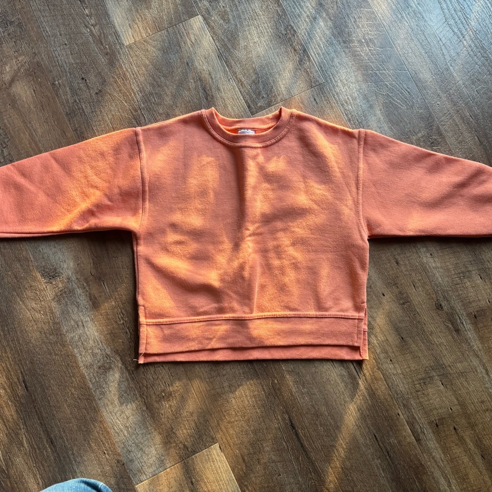 Zara Vibrant Orange Knit Top